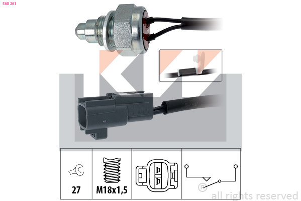 KW Tolatólampa kapcsoló 560261_KW